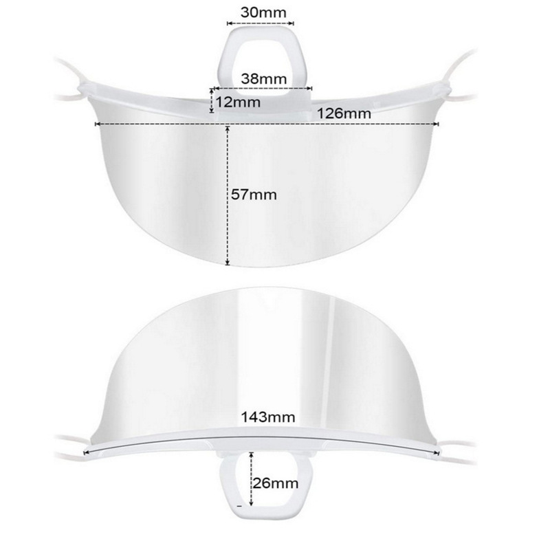 BC1112-03 BETTERCOOK Filastik Mai Fasa Fuskar Garkuwar Kurar Mai-Tabbatar Garkuwar Kariyar Fuskar don Dakin girki.