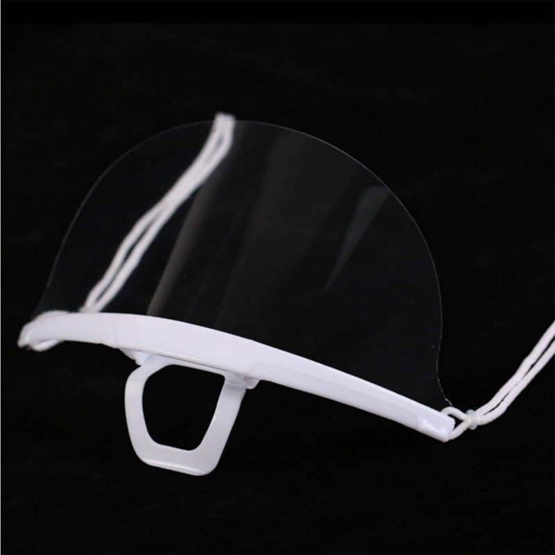 BC1112-07 BETTERCOOK Prozirna prozirna sanitarna maska ​​protiv magle Štitnik za usta Štitnik za pljuvačnicu za višekratnu trajnu šminku microblading catering