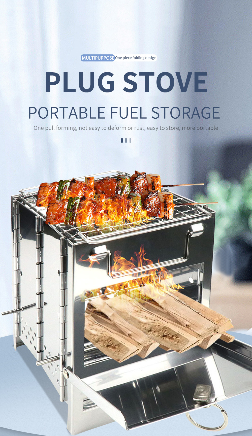 BC1118-07 Potable fuel storage plug stove