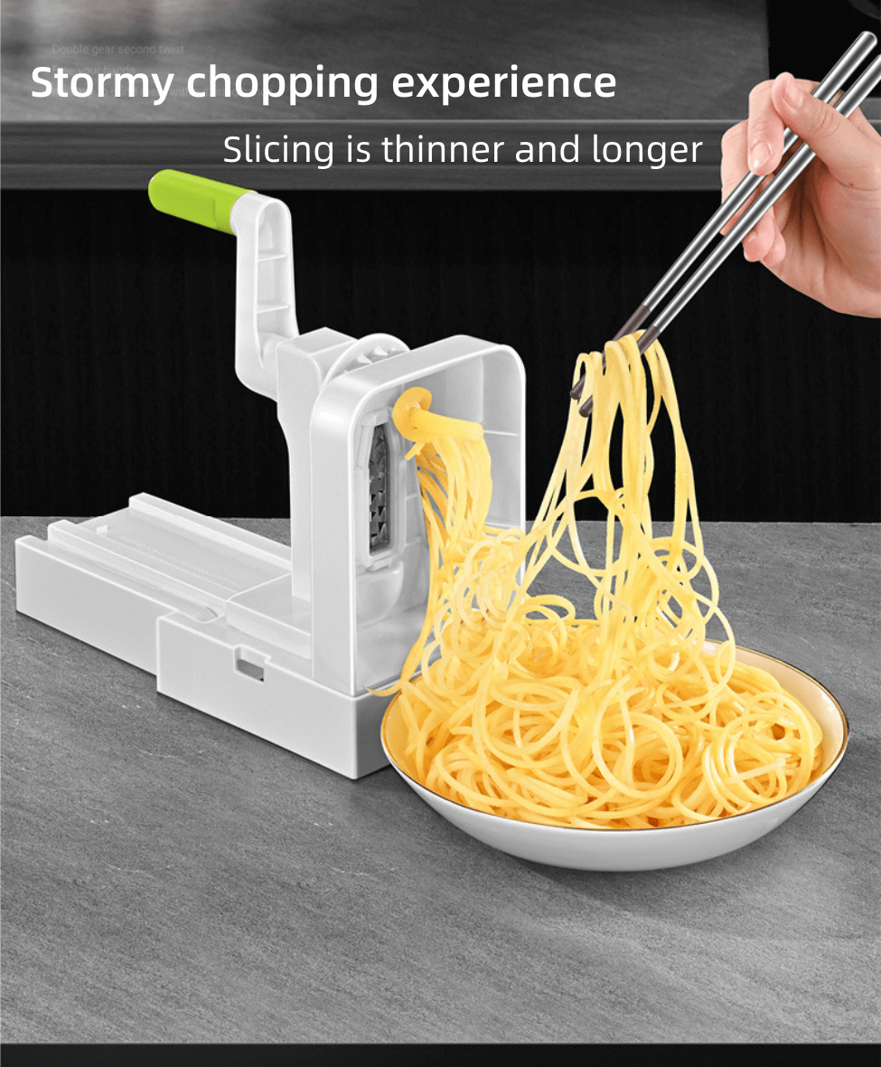 BC1119-08 BETTERCOOK stormy chopping  spiral slicer with 4 blades