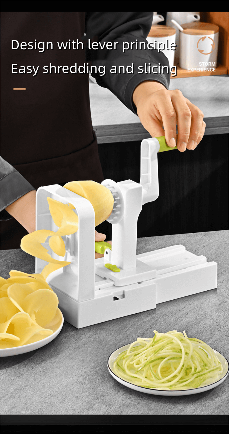 BC1119-13 BETTERCOOK stainless steel Food slicer  for long strips and slice of vegetables
