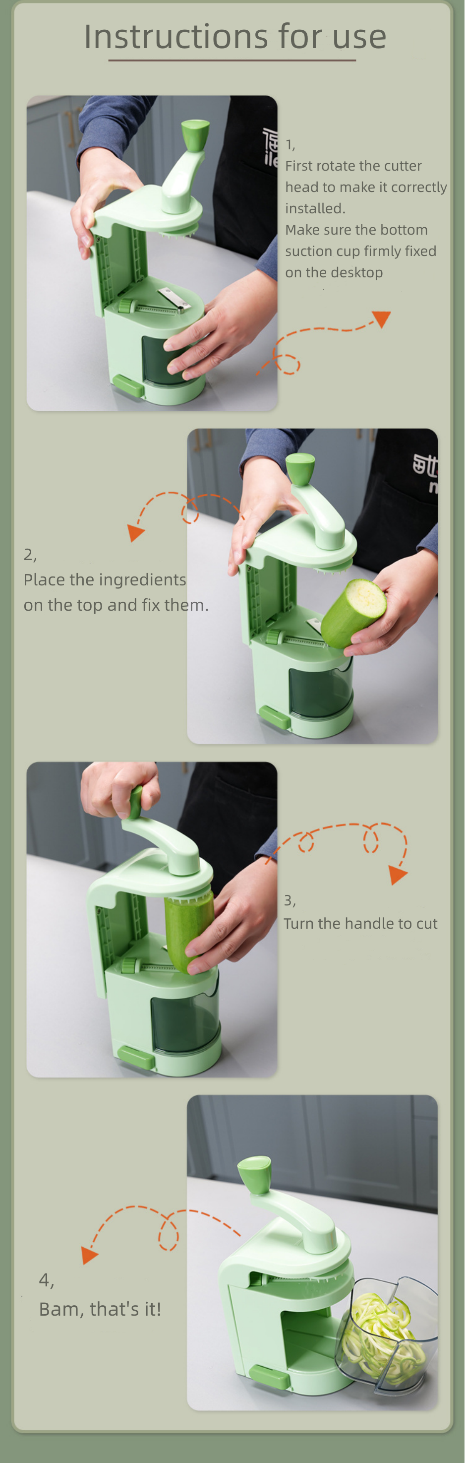 BC1120-12 BETTERCOOK Multi-Purpose Plastic Manual Vegetable Chopper Hand Food Chopper isisiki semifino